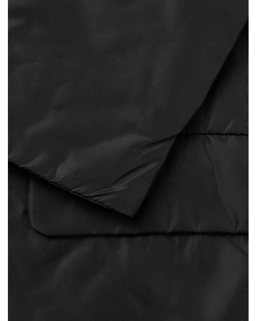 Aspesi Black Padded Shell Blazer for men