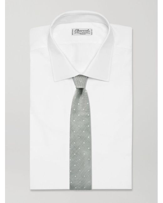 Richard James Gray 9cm Silk-jacquard Tie for men
