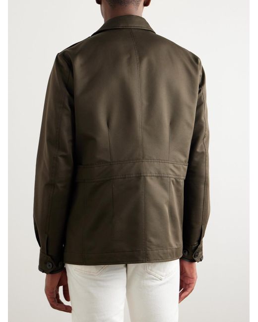 Tom Ford Brown Cotton-blend Jacket for men