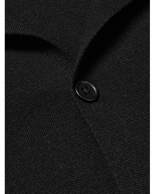 NN07 Black Jonas 6530 Knitted Overshirt for men