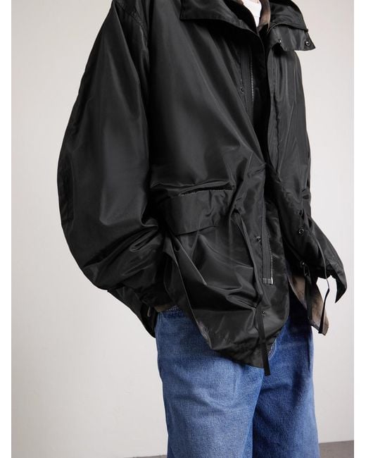 Kaptain Sunshine Black Shell Coat for men