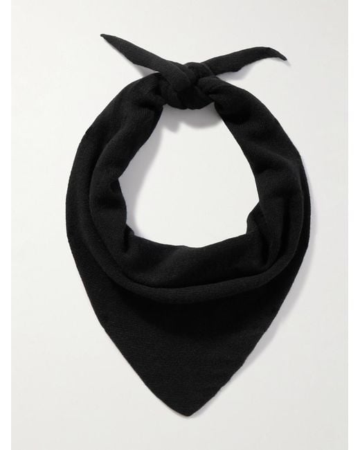 NN07 Black 6623 Wool Scarf for men