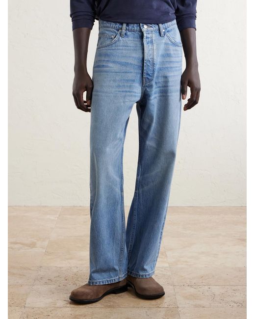 CHERRY LA Blue Straight-Leg Jeans for men