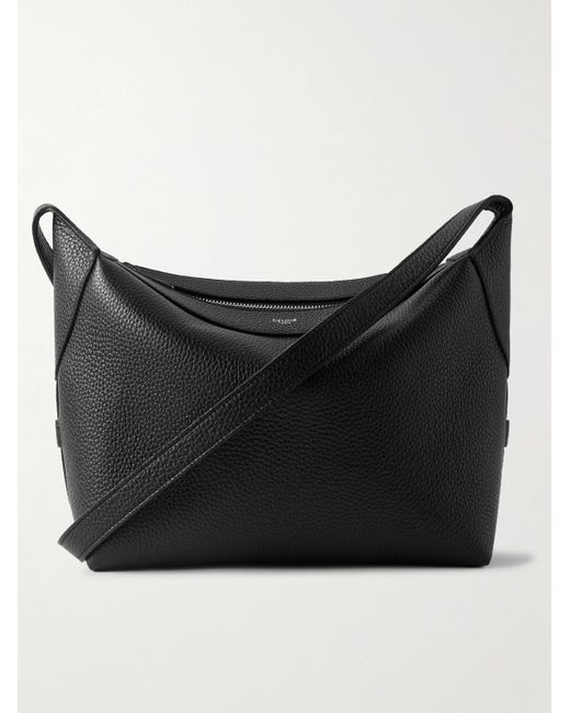 Céline Black Full-Grain Leather Messenger Bag for men