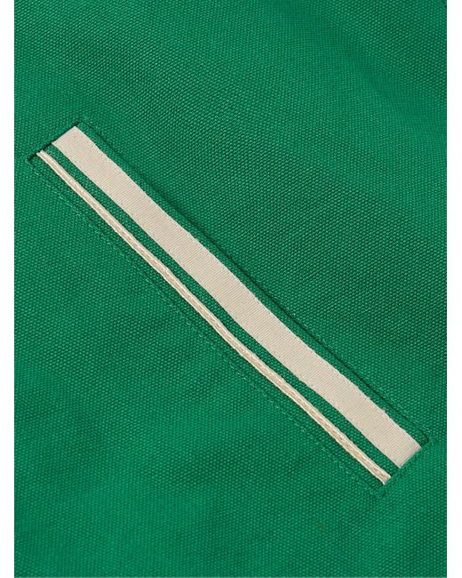Bode Ripple Jacke aus Baumwoll-Canvas mit Verzierungen und Ripsband in Green für Herren