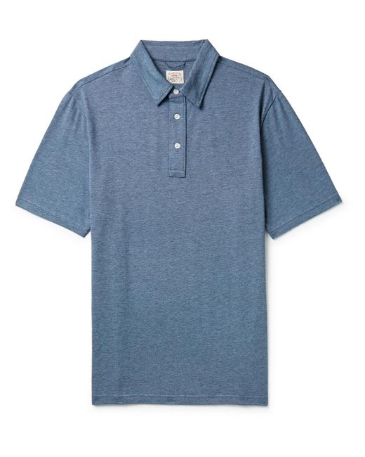 Faherty Movement Stretch Pima Cotton And Modal-blend Jersey Polo Shirt ...