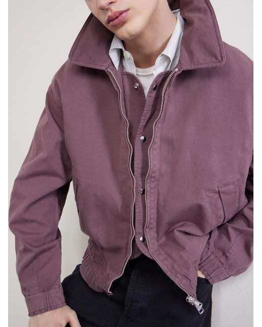 Our Legacy Brown Command Cotton And Linen-Blend Jacket for men