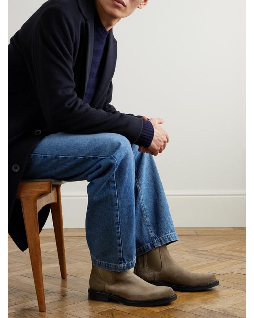 Mr P. Brown Ollie Suede Chelsea Boots for men