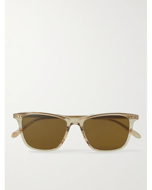 Garrett Leight Natural Hayes Sun Square-frame Acetate Sunglasses for men