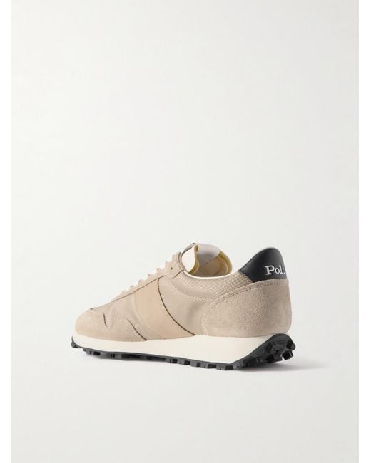 Polo Ralph Lauren PRL Trail 125 Sneakers aus Canvas mit Besatz aus Leder und Veloursleder in Natural für Herren