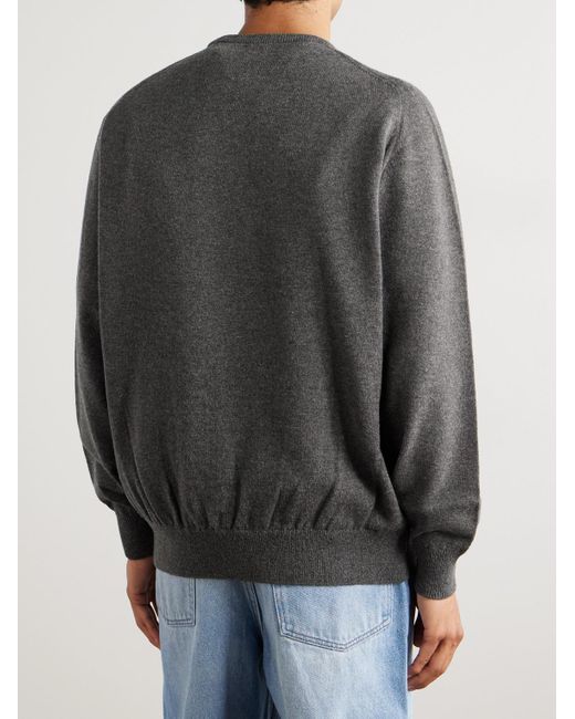 Orslow Gray Wool Sweater for men