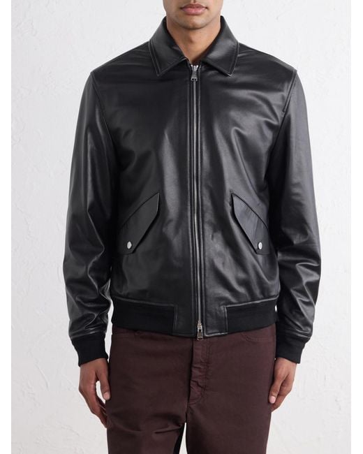 Valstar Black Roy Leather Jacket for men