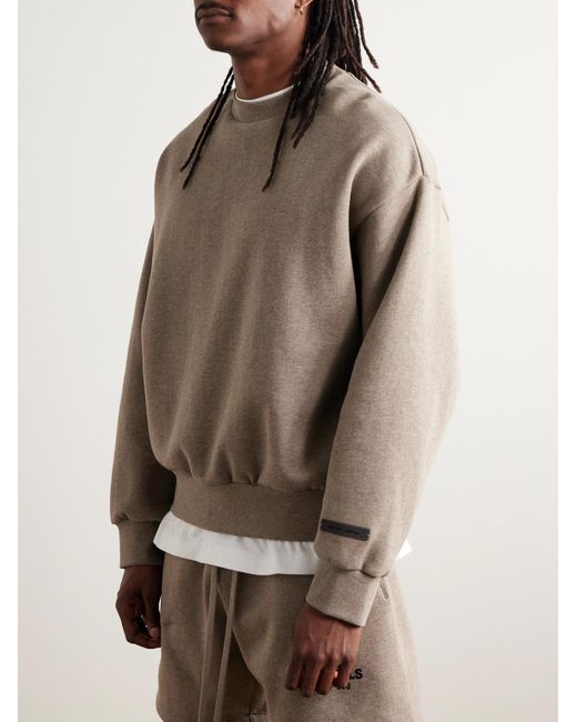 Felpa di Fear Of God in Natural da Uomo