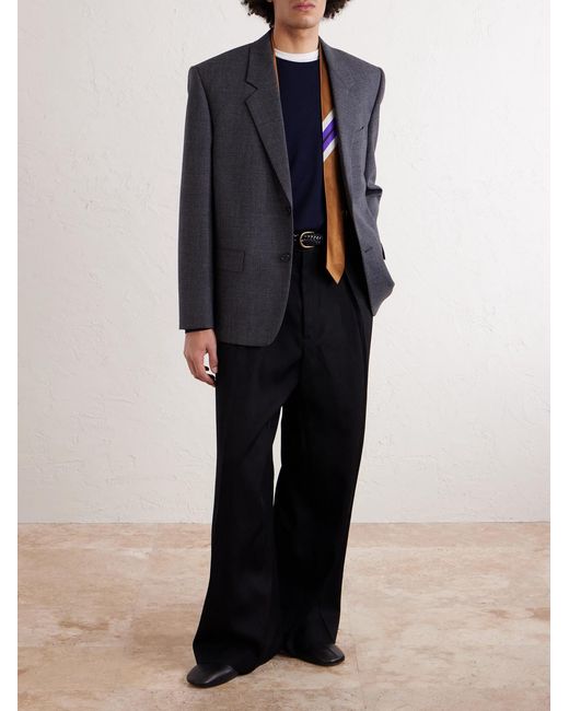 Merino Wool Sweater di Dries Van Noten in Blue da Uomo
