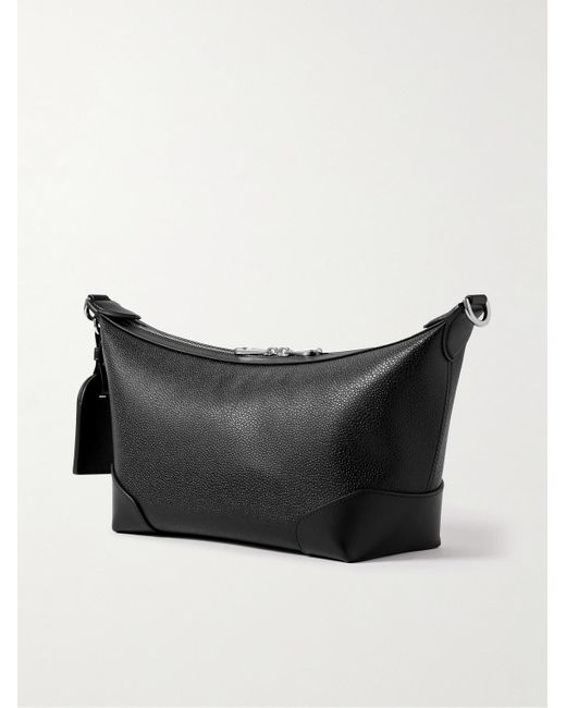 Mulberry Black Heritage Leather-trimmed Eco Scotchgrain Messenger Bag for men