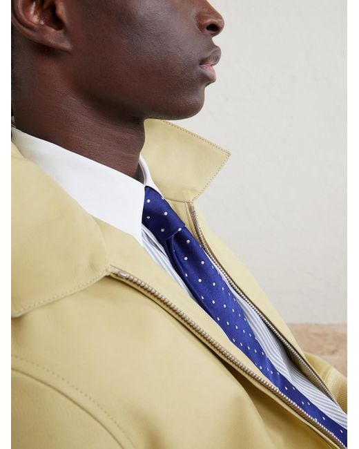 Tom Ford Blue 8Cm Polka Dot Silk Tie for men