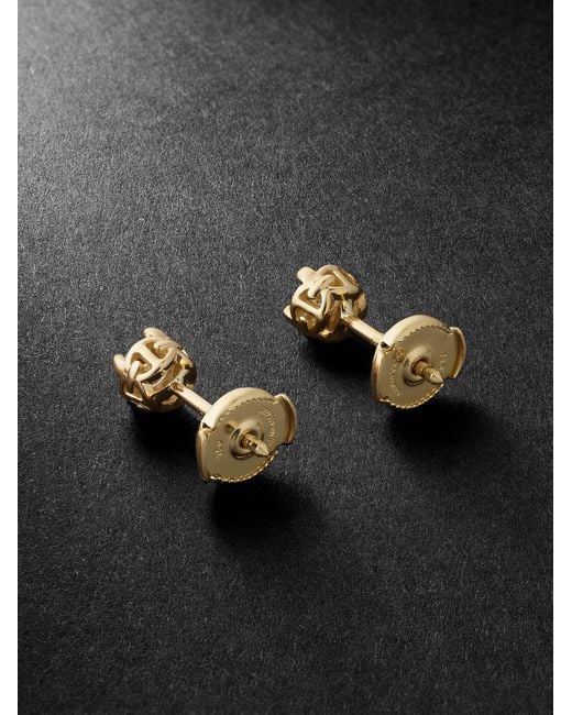 Hoorsenbuhs Gray 18-Karat Diamond Earrings for men