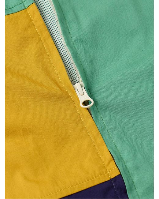 Beams Plus Yellow Panelled Cotton Jacket for men