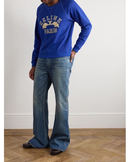 Felpa di Céline in Blue da Uomo