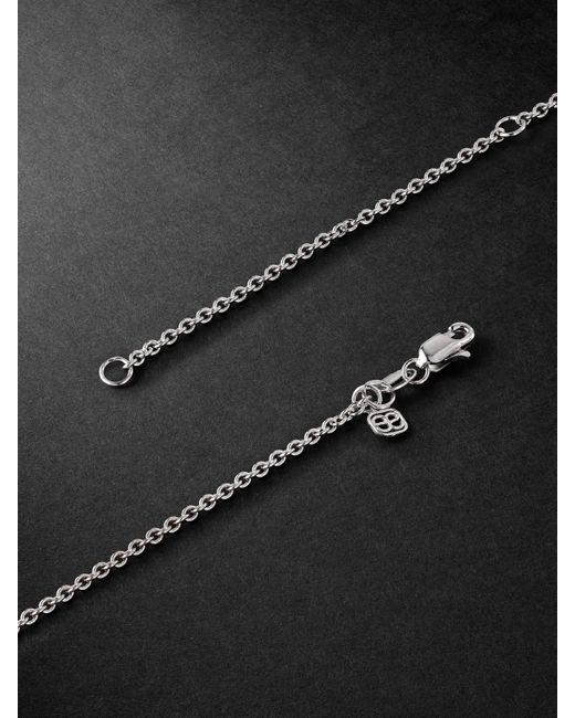 Sydney Evan Black Large Nugget Hamsa 14-Karat Necklace for men