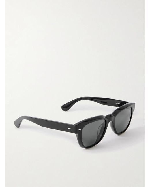 Oliver Peoples Black Rueny D-frame Acetate Sunglasses for men