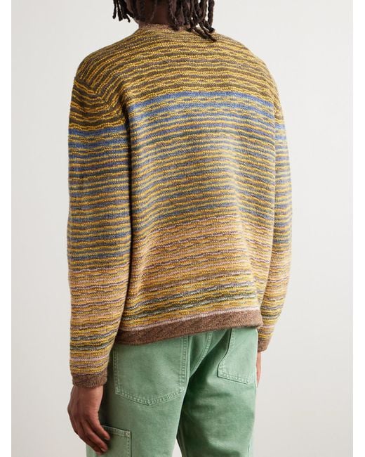 Aimé Leon Dore Abstract Pullover aus Jacquard-Strick aus einer Wollmischung in Natural für Herren