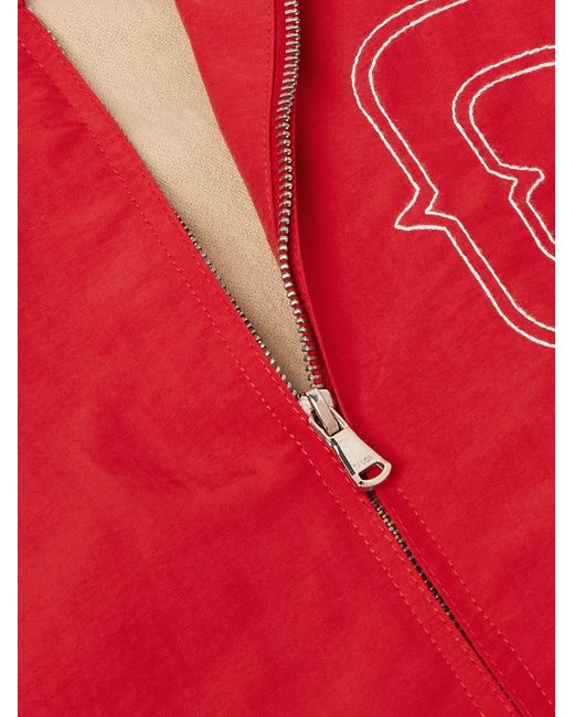 CHERRY LA Logo-Embroidered Shell Bomber Jacket for men