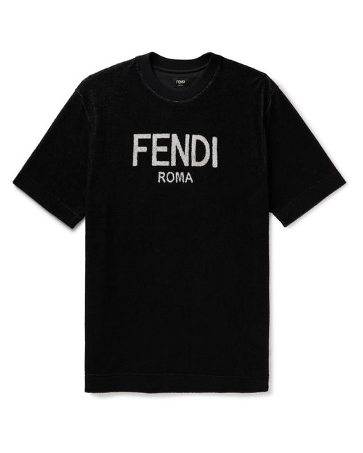 Fendi Logo-print Cotton-blend Terry 