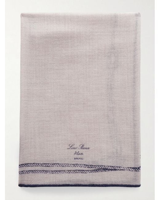 Sciarpa di Loro Piana in Gray da Uomo