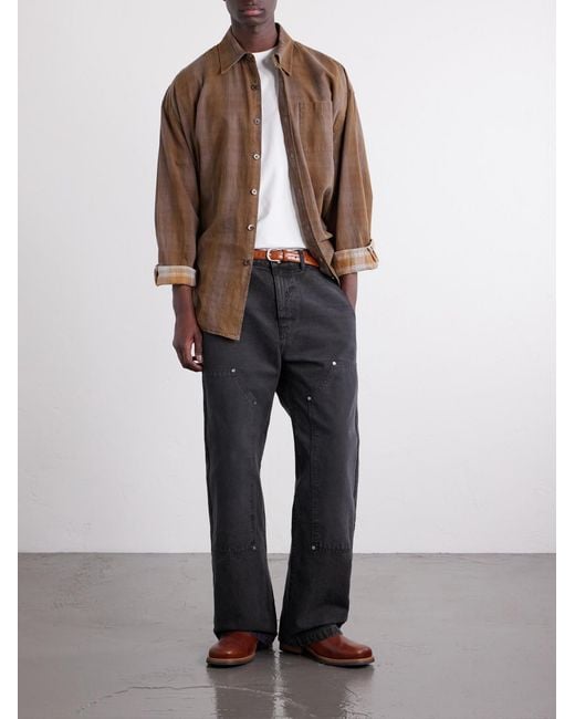 mfpen Blue Wide-leg Jeans for men