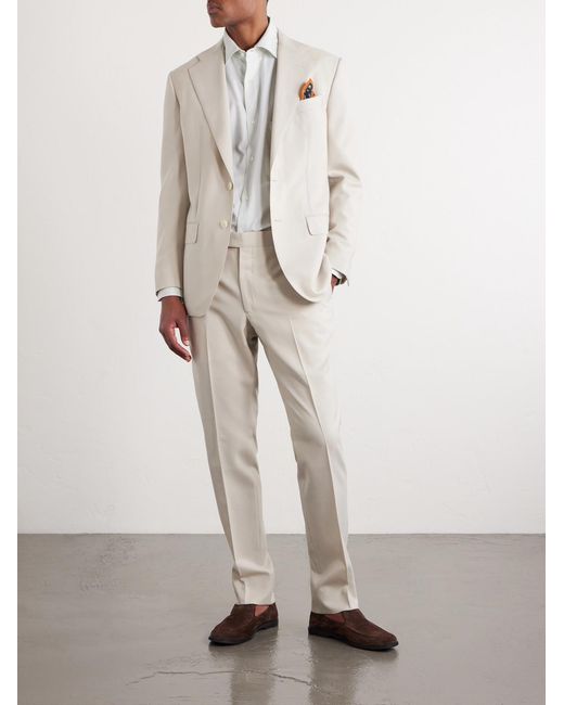 Thom Sweeney Natural Wool Suit for men