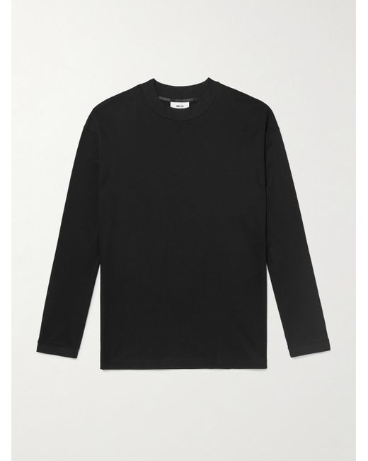 NN07 Black Lionel 3525 Organic Cotton-Jersey T-Shirt for men