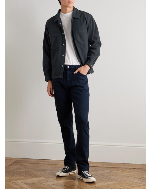 FRAME Blue Cotton Shirt for men