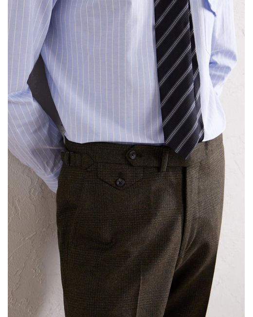 J. Mueser Green Waverly Straight-leg Virgin Wool Suit Trousers for men