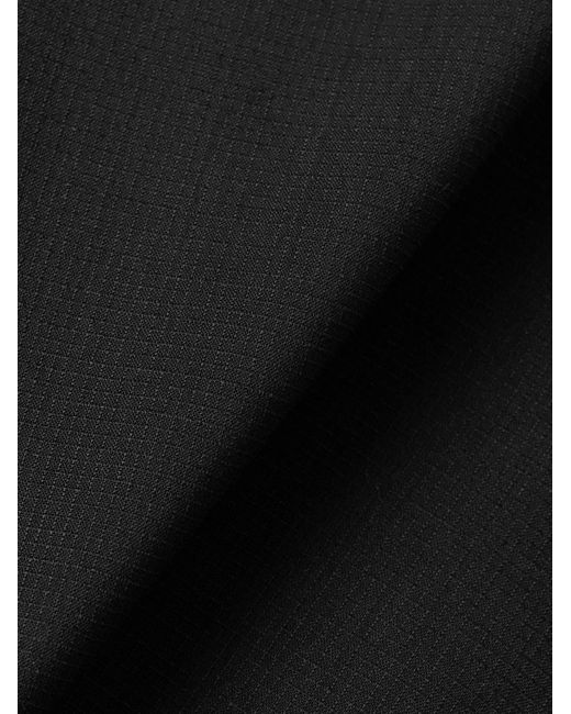 Barena Black Zaleto Virgin Wool-Ripstop Jacket for men