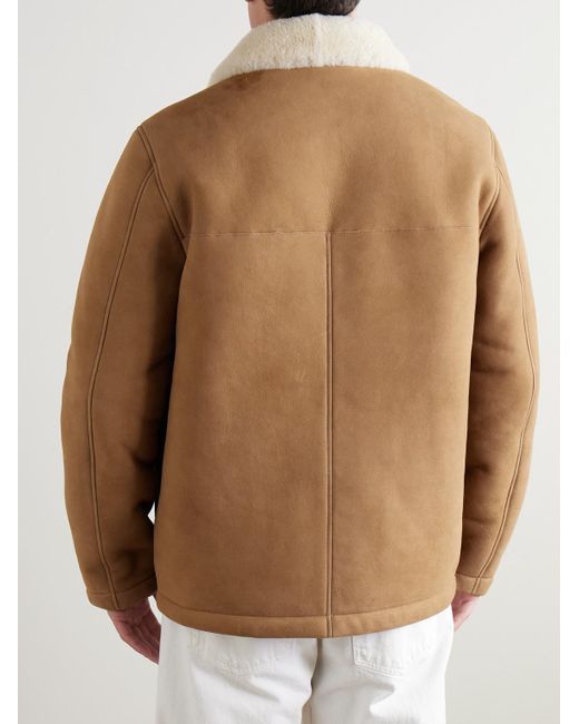 Mr P. Jacke aus Shearling in Brown für Herren