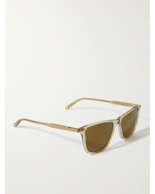 Garrett Leight Natural Hayes Sun Square-frame Acetate Sunglasses for men