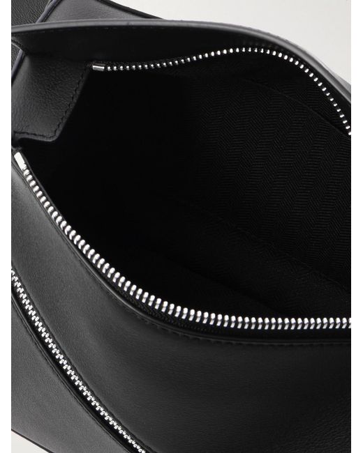 Loewe Black Puzzle Edge Small Leather Belt Bag for men