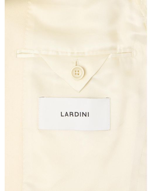 Lardini Natural Virgin Wool Tuxedo Jacket for men