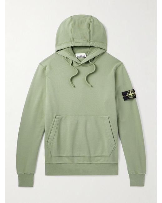 Felpa di Stone Island in Green da Uomo