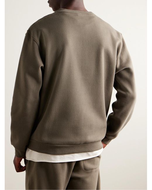 lululemon athletica Gray Steady State Cotton-blend Jersey Sweatshirt for men