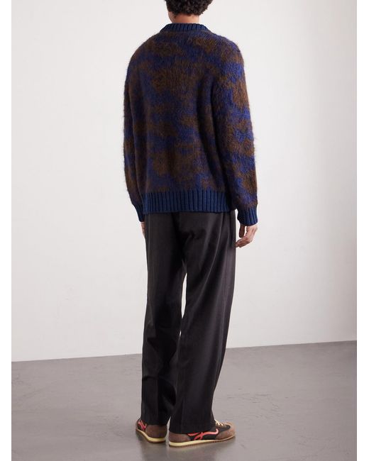 Corridor NYC Blue Cotton-blend Zip-up Cardigan for men