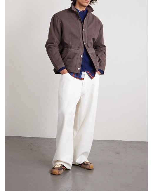 Folk Brown Anniversary Denim Jacket for men