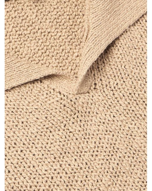 Loro Piana Natural Isola Bella Cotton Polo Shirt for men