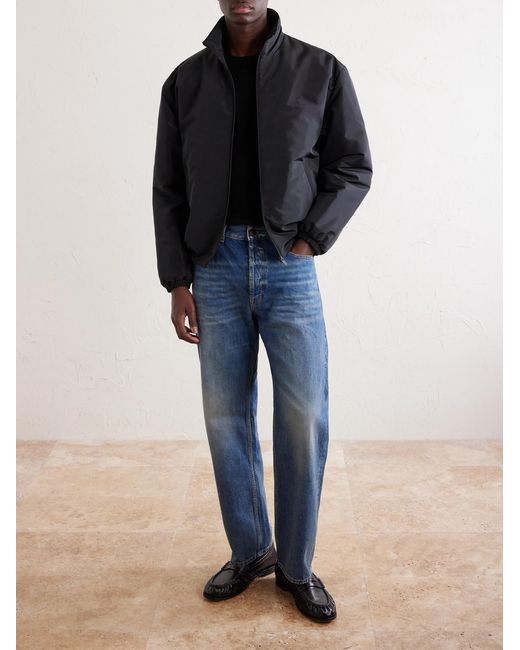 Saint Laurent Black Shell Blouson Jacket for men