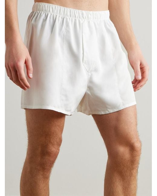 CDLP White Tencel Lyocell-Poplin Boxer Shorts for men