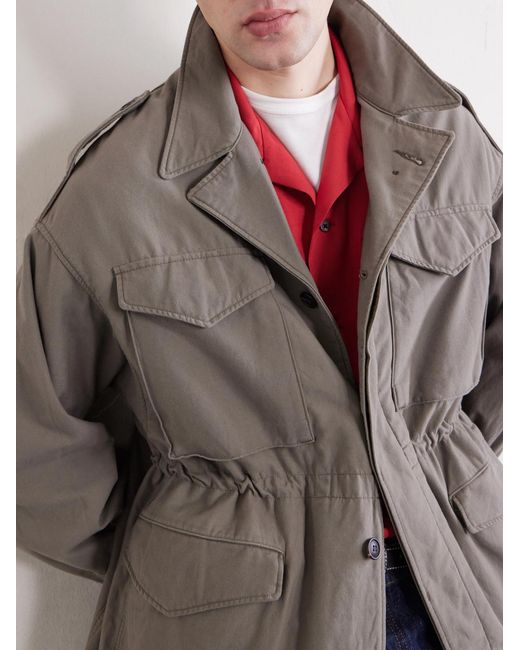 Visvim Brown Achse Cotton-blend Field Jacket for men