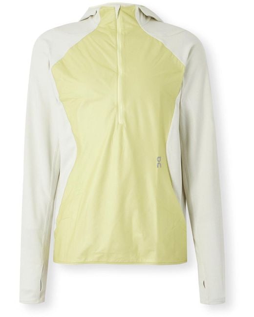 On Shoes Yellow Post Archive Facti Trail Hooded Shell Jacket for men