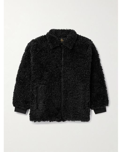Needles Black Faux Fur Jacket for men