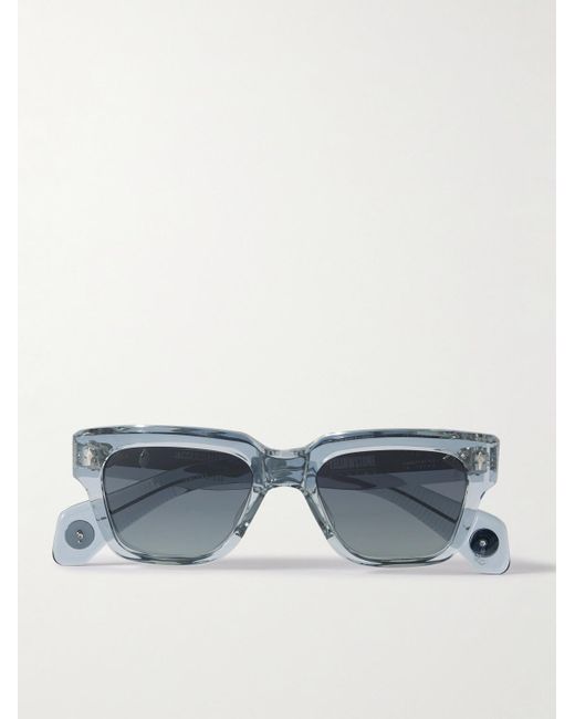 Jacques Marie Mage Blue Yellowstone Vi Lupine Square-frame Acetate Sunglasses for men